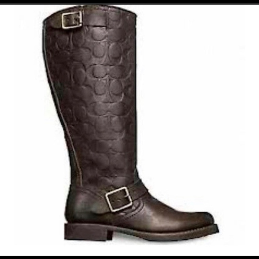 Coach/Frye Veronica boot.Dark Brown